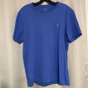 Polo by Ralph Lauren Blue T Shirt in Size Large